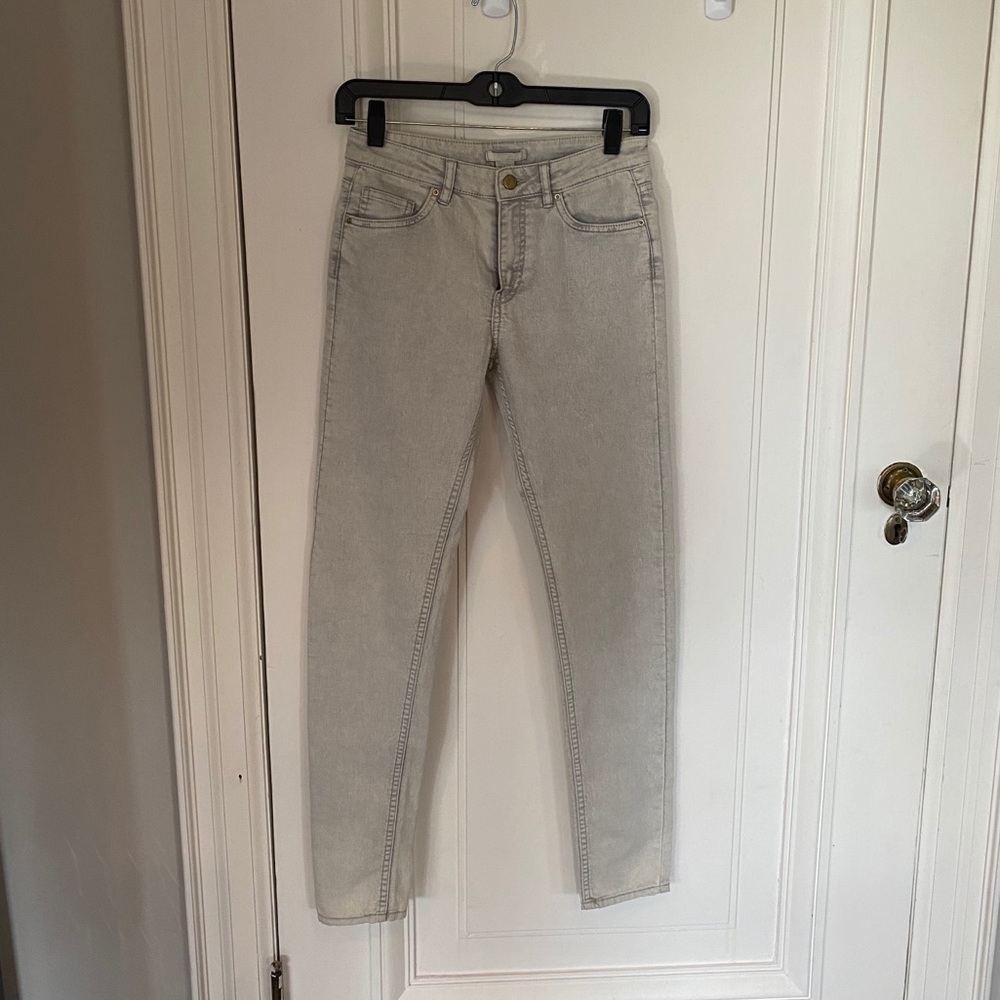 H&M Grey Jeans / Pants Size 4 Light wash Denim Jean